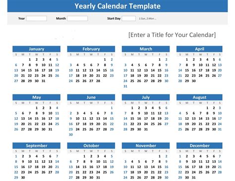 Calendar Year At A Glance Calendar Inspiration Design