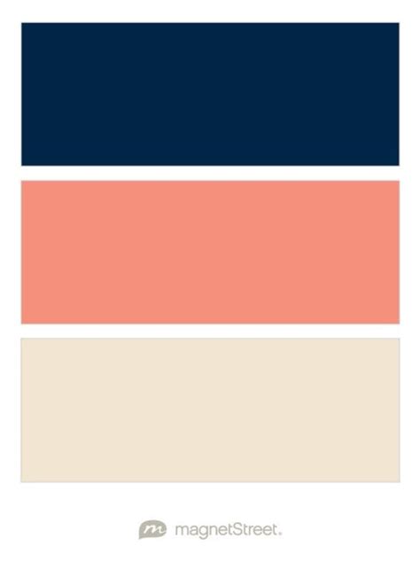 Explore regular, junior, and plus size bridesmaid dresses to. Navy, Coral, and Champagne Wedding Color Palette - custom ...