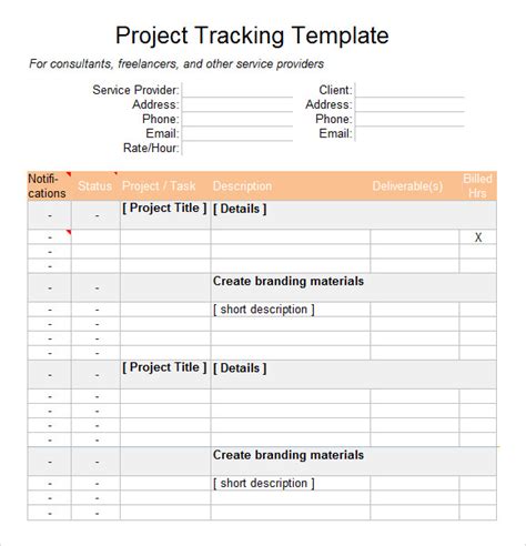 Free 6 Excel Tracking Samples In Excel