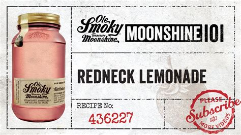 Ole Smoky Moonshine 101 Redneck Lemonade Youtube