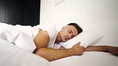 240 Man Sleeping Bed Side View Stock Videos And Royalty Free Footage