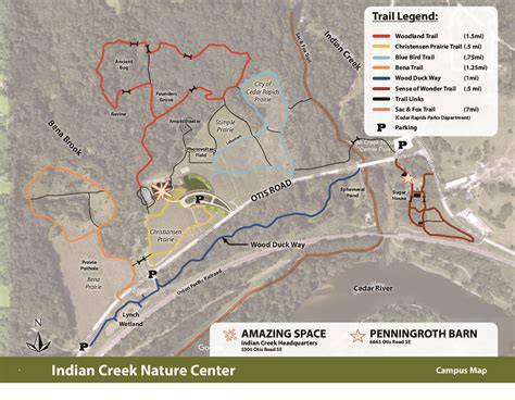 Groundstrail Maps Indian Creek Nature Center