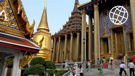 Wat Phra Kaew And Grand Palace Bangkok Thailand In 4k Ultra Hd