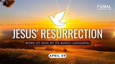 Jesus Resurrection Passion Week 2023 April 09 Youtube