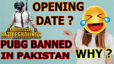 Pubg Temporarily Banned In Pakistan Pta L Unban Pubg Date Youtube
