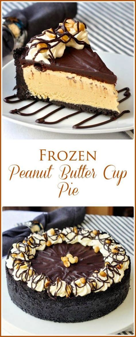 I should definitely start posting more pie recipes on this blog. Frozen Peanut Butter Cup Pie | Recipe | Make ahead ...