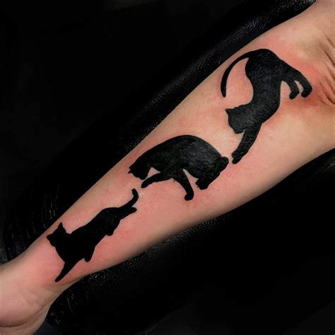 Black Cat Silhouette Tattoo Ideas Design Talk