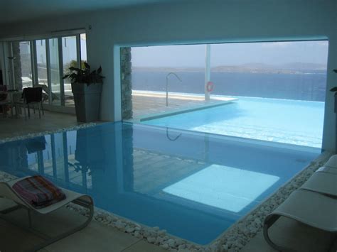 Connecting Indoor And Outdoor Swimming Pool Outdoor