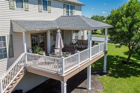 Covered Porch With Hip Style Roof Porch Design Patio Deck Designs