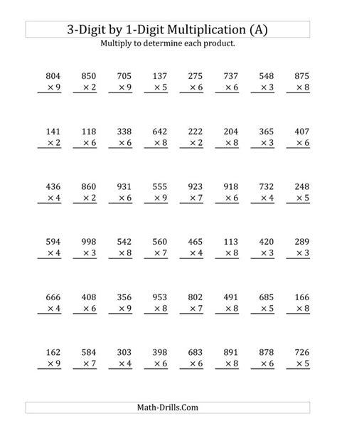 Https://flazhnews.com/worksheet/3 By 1 Multiplication Worksheet