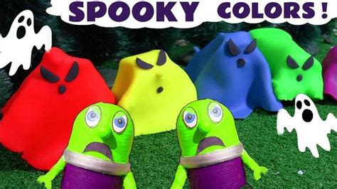 Learn Colors With Spooky Play Doh Ghosts The Funny Funlings And Thomas