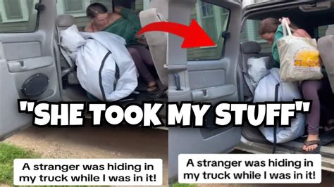 Tiktok Is Upset At Woman Who Finds Stranger Hiding In Her Car After Driving Home From Walmart