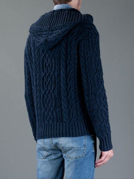 Whether it's a great travel sweater to keep you cosy while flying or a heavier jumper to ward off the chill, a good cable knit is a yachting wardrobe crafted in only the finest yarns, here are the best men's cable knit sweaters to buy now. Ralph Lauren Hooded Cable Knit Sweater in Blue for Men | Lyst