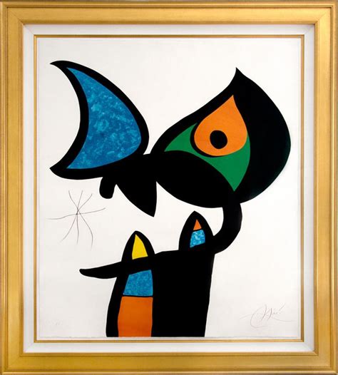 Joan Miro Plate Vi From Espriu Miró 1975 Miro Paintings Joan Miro