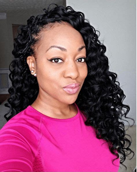 Protective Style Crochet Braids With Deep Twist Hair Curly Crochet