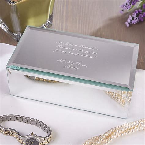 Write Your Own Engraved Mirrored Jewelry Box Bed Bath And Beyond Canada