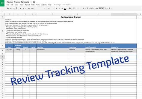 Free 32+ tracking forms build excel complaints monitoring tracker : Course Review Tracking Template - Experiencing E-Learning throughout Excel Spreadsheet Course ...