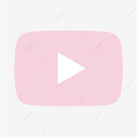 Youtube Pink White Transparent Pink Youtube Icon Youtube Icons