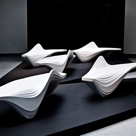 Serac Bench For Lab 23 Zaha Hadid Architects