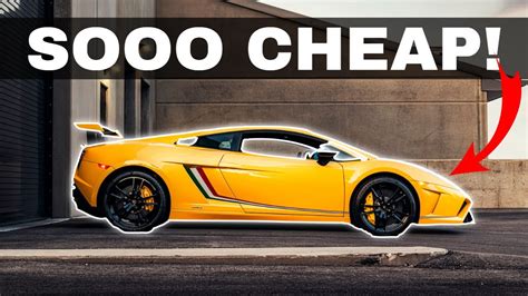 These Are The Cheapest Supercars You Can Buy Youtube