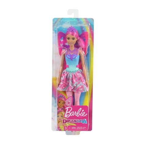 Jual Barbie Dreamtopia Fairy Doll Pink Hair With Wings And Tiara Di