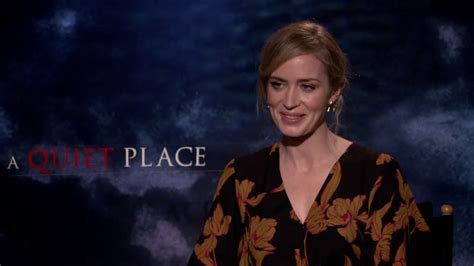 A Quiet Place Emily Blunt Interview With Blackfilm Com Youtube