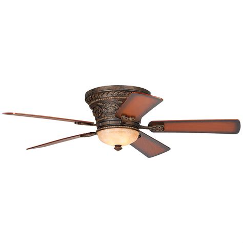 52 Casa Vieja Ancestry Bronze Hugger Led Ceiling Fan With Remote