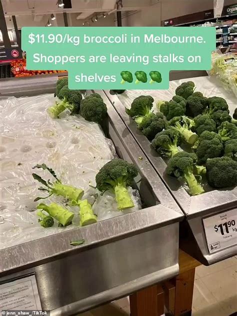 Shoppers Are Snapping The Stalks Of Broccoli To Save Money On Groceries As Fresh Produce Costs