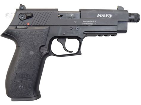 Ati Gsg Firefly Pistol 22lr 49 Black 10rd Capacity Threaded Barrel