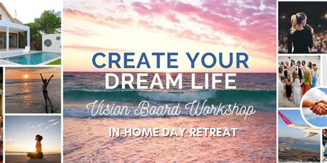 Create Your Dream Life Digital Vision Board Workshop In Home Day