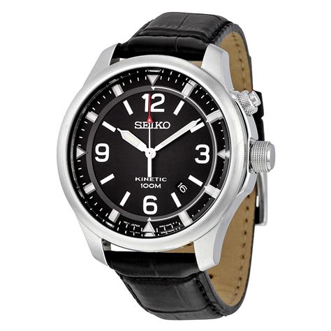 Mreurio men's watch luxury quartz watch creative marbling large dial high quality solid leather bracelets for men simple watch. Seiko SKA689 Kinetic Mens Auto-Quartz Watch