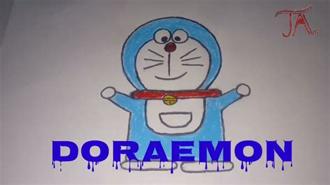 How To Draw Doraemon Doraemon Drawing And Colours Easy Process Step