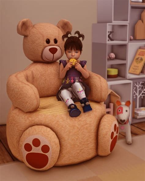 Teddy Bear Chair Poses For Toddlers At Katverse Sims 4 Updates Images