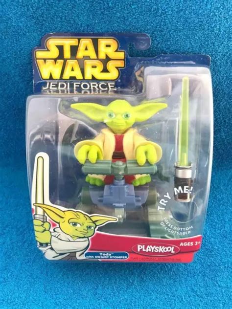 Star Wars Playskool Jedi Force Yoda With Swamp Stomper 6405150000 21
