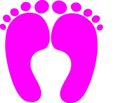 Pink Happy Feet Clip Art At Vector Clip Art Online Royalty