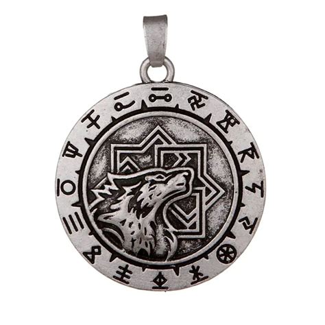 5pcs Slavic Wolf Head Original Animal Charm Molvinets Symber Amulets