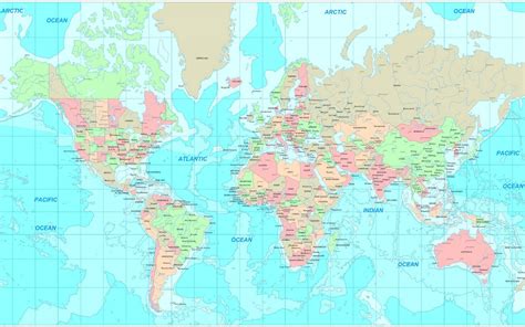 World Map Political Hd Wallpaper Hd Wallpapers And Background Images