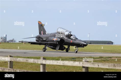 Hawk Trainer For Fast Jets Pilots At Raf Valley On Anglesey North Wales