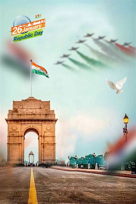 26 January Background For Picsart Happy Republic Day Background 2021