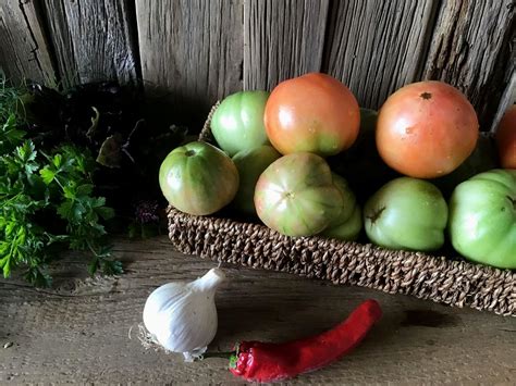 Салат з зелених помідорів — смачний і ароматний. Рецепт з фото - ЗЕЛЕНА ...