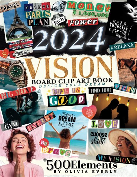 Buy 2024 Vision Board Clip Art Book An Extensive Collection Of