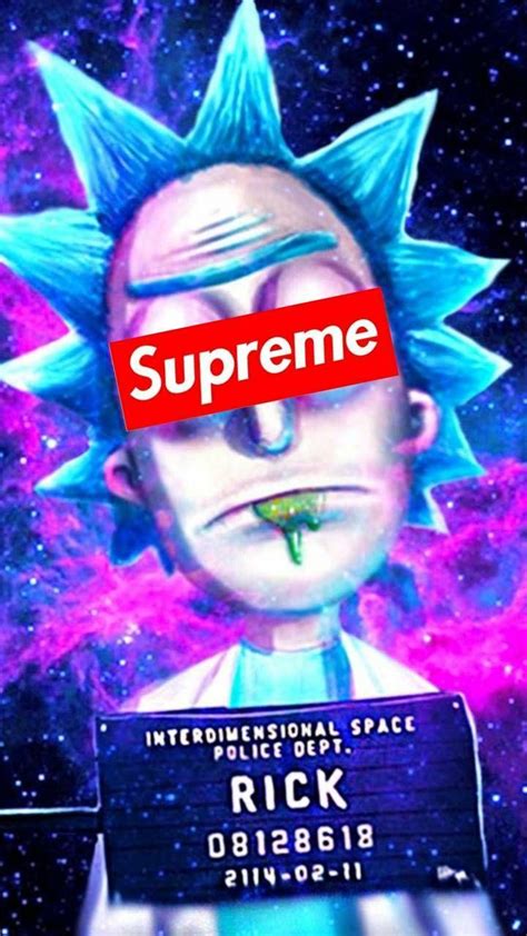 Supreme Rick And Morty Wallpapers Wallpaper Cave