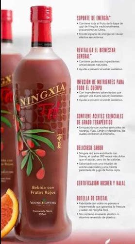 Ningxia red, 1 drop peppermint, 1 drop frankincense, and 1 drop lemon. Ningxia Red Young Living | Mercado Libre