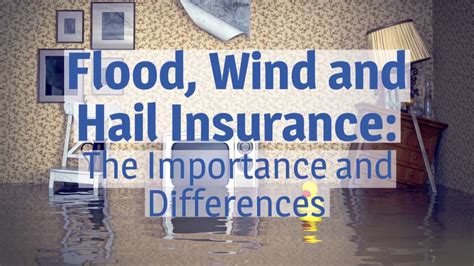 Flood Wind And Hail Insurance The Importance And Differences Youtube