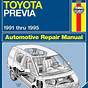 1997 Toyota Previa Repair Manual