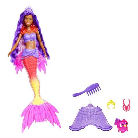muñeca barbie sirena y accesorios hhg53 barbiepedia