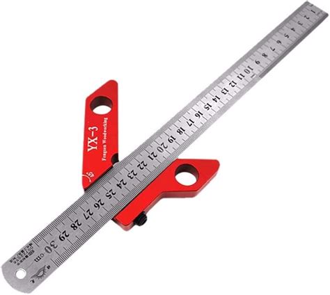 Woodworking 4590 Degree Angle Ruler Scribe Gauge Measuring Tool 300mm