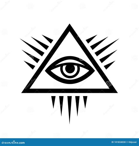 all seeing eye of providence masonic square and compass symbols freemasonry pyramid engraving
