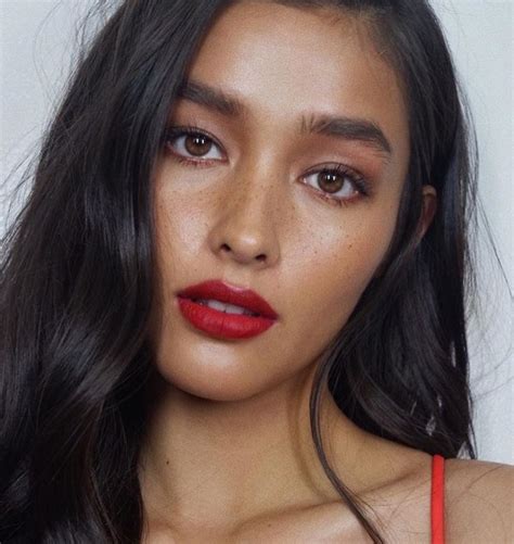 Liza Soberano Makeup Red Lips Makeup Look Filipina Beauty Gorgeous Makeup