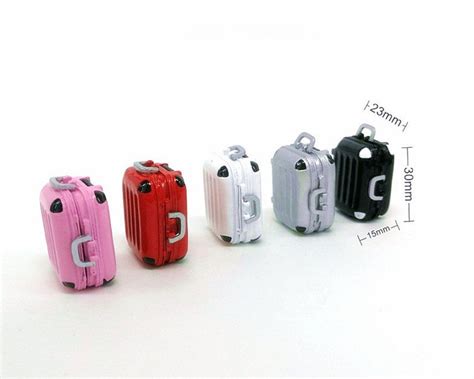 Miniature Luggage Miniature Suitcase Dollhouse Miniatures Etsy